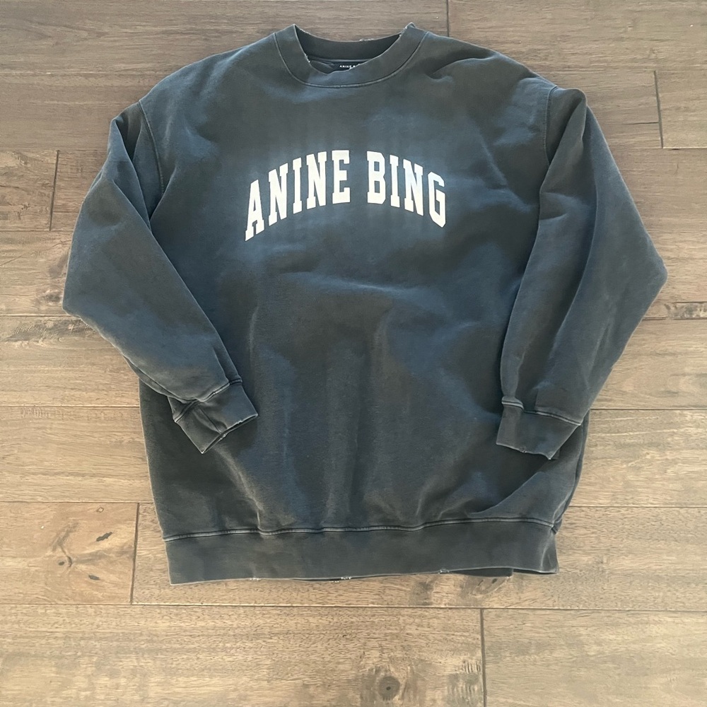 Anine Bing Black Crewneck
